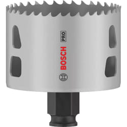 Bosch - 1x Crown Saw pro Multi Material Power Change Plus (pour bois tendre, plaques de plâtre, ø 70 mm, accessoires professionnels pour le perçage)