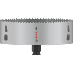 Bosch - 1x Crown Saw pro Multi Material Power Change Plus (pour bois tendre, plaques de plâtre, ø 152 mm, accessoires professionnels pour le perçage)