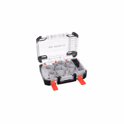 Coffret de 8 scies trépans PC Plus Diam 25 à 86 mm multi matériaux - BOSCH - 2608594430 - Découvrez le jeu de scies cloches B ...