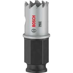 Bosch - 1x Saw de crown pro Sheet Metal Power Change Plus (pour tôle de acier inoxydable, tôle de acier, ø 19 mm, Professional Accessories Drill)