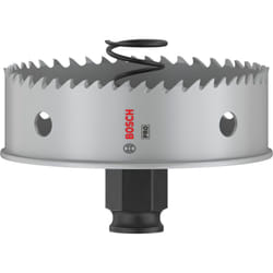 Bosch - 1x Saw de crown pro Sheet Metal Power Change Plus (pour tôle de acier inoxydable, tôle de acier, ø 83 mm, Professional Accessories Drill)