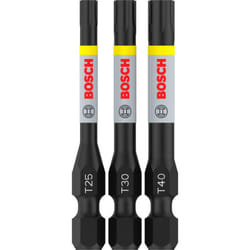Bosch - pro Torx Impact Bit T25 T30 T40 55 mm 3 pces - 2608521U55