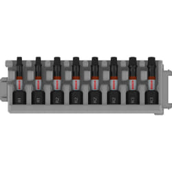 Bosch - pro Robertson Impact Bit R1(x2) R2(x4) R3 (x2) 55 mm 8 pces - 2608521U58