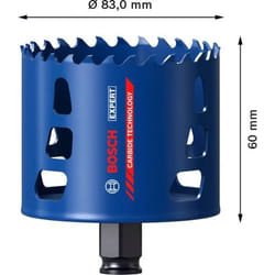 Bosch 1x Scie Expert Multi Material Power Change Plus (pour Bois Et Métal, Brique, Ø 83 Mm, Accessoires Professionnels Perçage)