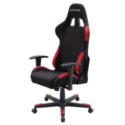 DXRacer OH/FD01/NR Siège pour jeu vidéo Siège de jeu sur PC Siège respirant Noir, Rouge