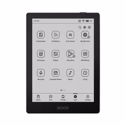 Onyx BOOX Go 6 Black, 15,2 cm (6"), E Ink Carta, 1448 x 1072 pixels, CBR, CBZ, CHM, DOC, DOCX, DjVu, EPUB, FB2, FB2.ZIP, HTML ...