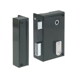 Yale - Serrure en applique vertical acier vernis - YAV36 - Clé l gauche - axe 44mm