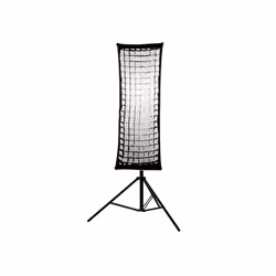 Nanlite EC-110X45, Réseau, Nanlite, Noir, NANLITE Asymmetric Softbox (110x45cm) SB-AS-110X45, Tissu, 130 mm