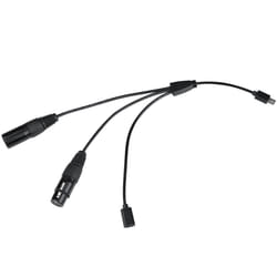 Nanlite CB-DMX-USBC-1/3 séparateur ou commutateur de câbles Diviseur de câbles Noir