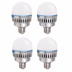 Nanlite PavoBulb 10C 4KIT, 10 W, 4 ampoule(s), LED, E27, 2700 K, 7500 K