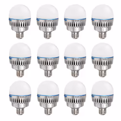 Nanlite PavoBulb 10C 12KIT, 10 W, 12 ampoule(s), LED, E27, Multicolore, 2700 K