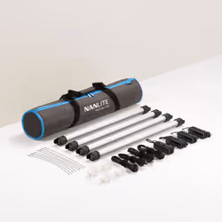Nanlite PavoTube II 15C 4KIT, 30 W, LED, Bleu, Vert, Rouge, Blanc, 3200 K, 5600 K, Noir, Blanc