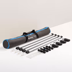 Nanlite 15-2026-4KIT, 55 W, LED, 2,36 h, 2700 K, 7500 K, Noir, Blanc