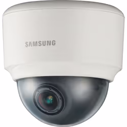 Optez pour la caméra dôme analogique de Samsung - Hanwha dont la qualité professionnelle et la résolution HD 600TVL répondron ...