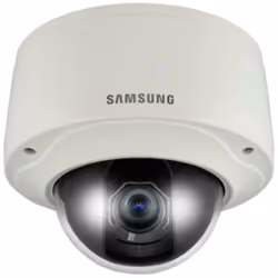 Découvrez la caméra dôme réseau de Samsung - Hanwha résistante au vandalisme et choisissez la qualité professionnelle grâce à ...