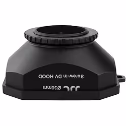 JJC LH-DV30B capuchon pour objectifs 3 cm Rond Noir