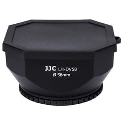 JJC LH-DV58B capuchon pour objectifs Pétale Noir