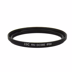 JJC RN-DC58E, 5,8 cm, Noir, Synthétique ABS, CANON PowerShot G1 X Mark II, 3,5 g, 59 mm
