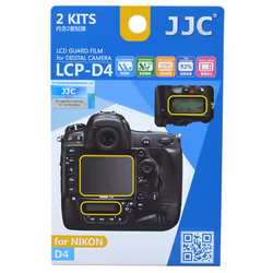 JJC LCP-D4, Transparent, Nikon, D4, Polyéthylène téréphthalate (PET), Résistant aux rayures, 14 g