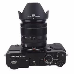 JJC LH-XF1855 capuchon pour objectifs Rond Noir