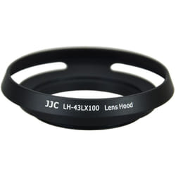 JJC LH-43LX100 capuchon pour objectifs Rond Noir
