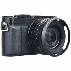 JJC LH-43LX100 capuchon pour objectifs Rond Noir