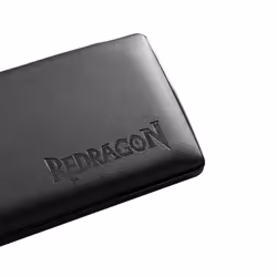 REDRAGON METEOR L repose-poignet Simili-cuir, Mémoire de forme, Plastique, Caoutchouc, Synthétique Noir