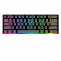 REDRAGON K630RGB RED, 60%, USB, Clavier mécanique, QWERTY, LED RGB, Noir