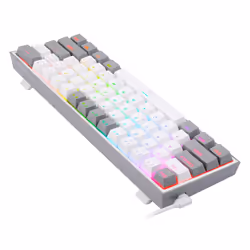 REDRAGON K617-RGB Fizz RGB White/Grey clavier USB Noir - Vue supplémentaire 5