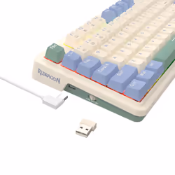 REDRAGON K673CPG-RGB-PRO Ucal Pro clavier USB Blanc