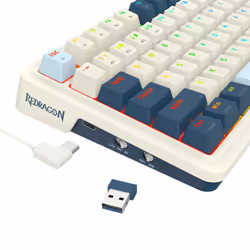 REDRAGON K686WB-RGB-PRO & EISA clavier USB Blanc
