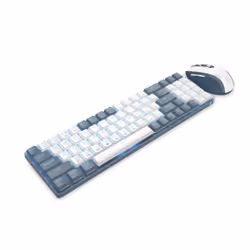 REDRAGON BS-8772GW, Avec fil, USB, Clavier mécanique, Bleu