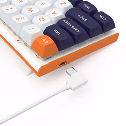 REDRAGON K683WBO-RGB-M, Avec fil, USB, Magnetic-mechanical key switch, Blanc