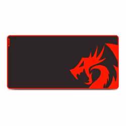 REDRAGON KUNLUN P006A tapis de souris Tapis de souris de jeu Noir, Rouge