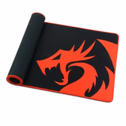 REDRAGON KUNLUN P006A tapis de souris Tapis de souris de jeu Noir, Rouge