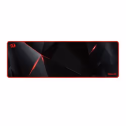 REDRAGON P015, Noir, Rouge, Motif, Caoutchouc, Base antidérapante, Tapis de souris de jeu