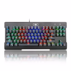 REDRAGON CERBERUS, Taille réelle (100 %), USB, Clavier mécanique, AZERTY, LED RGB, Noir