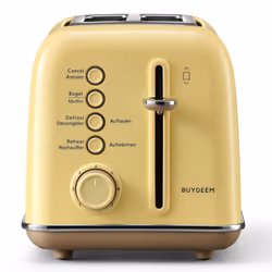 Buydeem DT620-MY, 2 part(s), Jaune, Acier inoxydable, Niveau, Rotatif, 900 W, 120 V