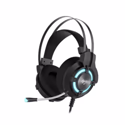 Havit HV-H2212U, Avec fil, Jouer, 335 g, Casque, Noir