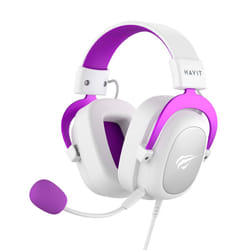 Havit 6950676214154 écouteur/casque Écouteurs Avec fil Arceau Jouer Violet, Blanc