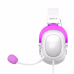 Havit 6950676214154 écouteur/casque Écouteurs Avec fil Arceau Jouer Violet, Blanc