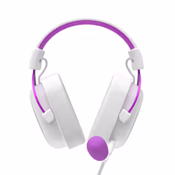 Havit 6950676214154 écouteur/casque Écouteurs Avec fil Arceau Jouer Violet, Blanc - Vue supplémentaire 4