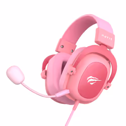 Havit 6950676215465 écouteur/casque Écouteurs Avec fil Arceau Jouer Rose