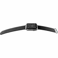 Bracelet en cuir XDORIA Lux pour Apple Watch 1/2/3 - Noir - 38mm