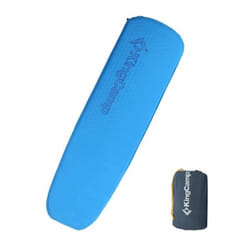 Tapis de camping autogonflant - Kingcamp - Bleu - 183 x 51 cm