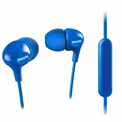 Philips SHE3555BL, Avec fil, 10 - 22000 Hz, Appels/Musique, Casque, Bleu
