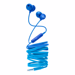 Philips Écouteurs intra-auriculaires avec Micro SHE2405BL/00, Avec fil, Appels/Musique, Casque, Bleu