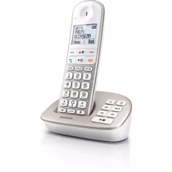 Philips Téléphone fixe sans fil avec répondeur XL4951S/38, 50 entrées