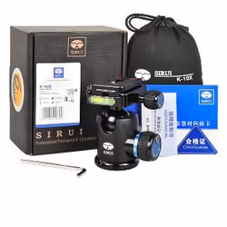 Sirui K-10X tête de trépieds Noir Aluminium Universal Ball head