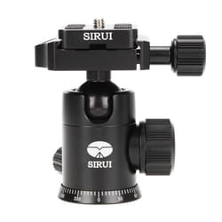 Sirui E-10 tête de trépieds Noir Aluminium 3/8" Balle